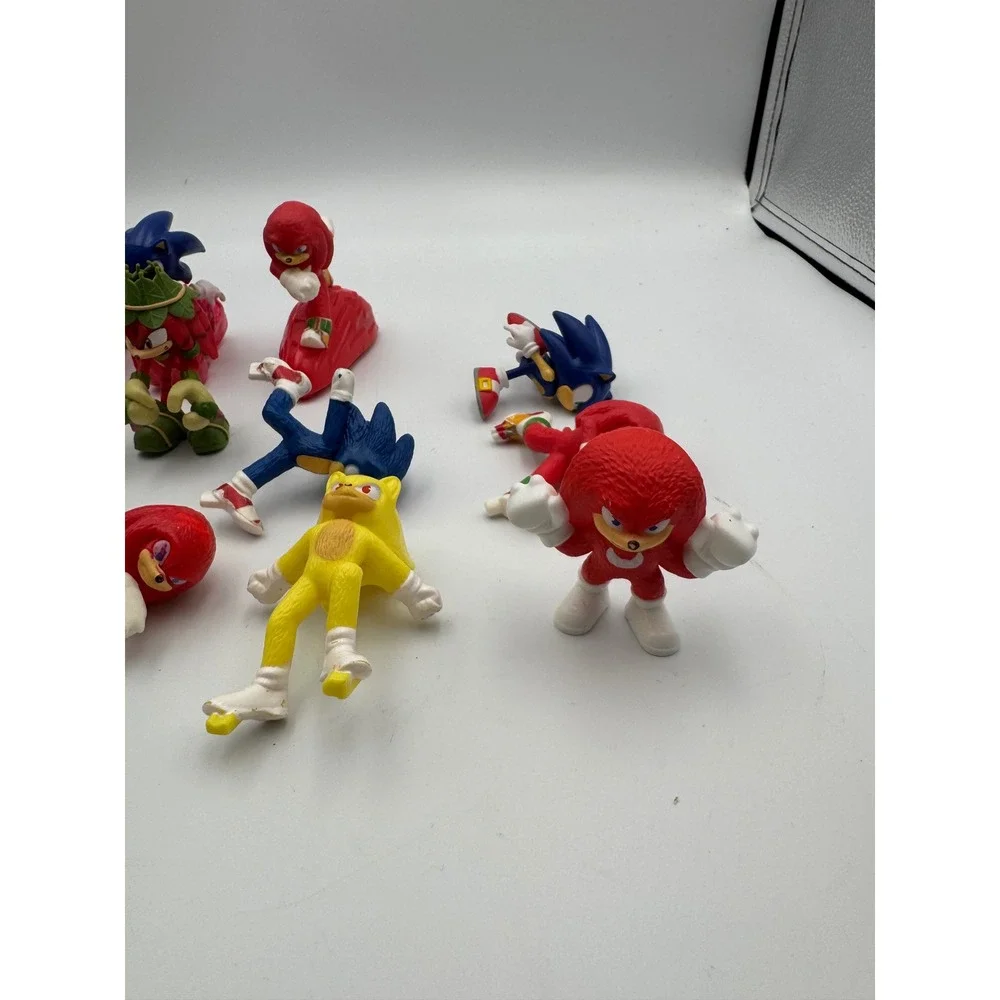 Sonic‎ the Hedgehog Figure Lot Jakks Pacific McDonald's 2021 Tails Knuckles SEGA